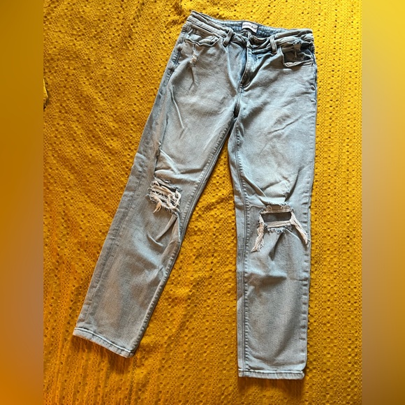 Studio Blue Ankle Straight Distressed Jeans sz 29 - Picture 6 of 6